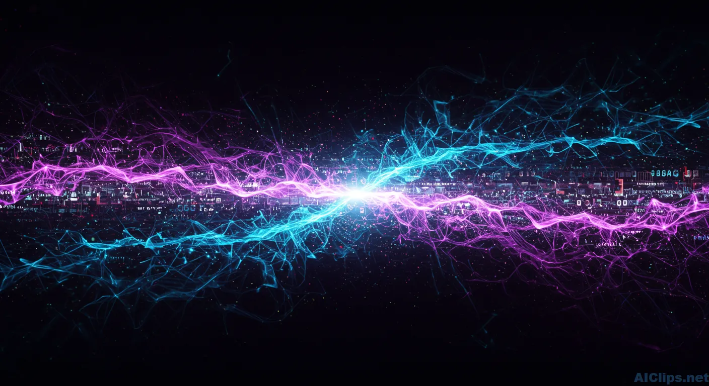 Vibrant Abstract Energy Lines Background for Tech and Business