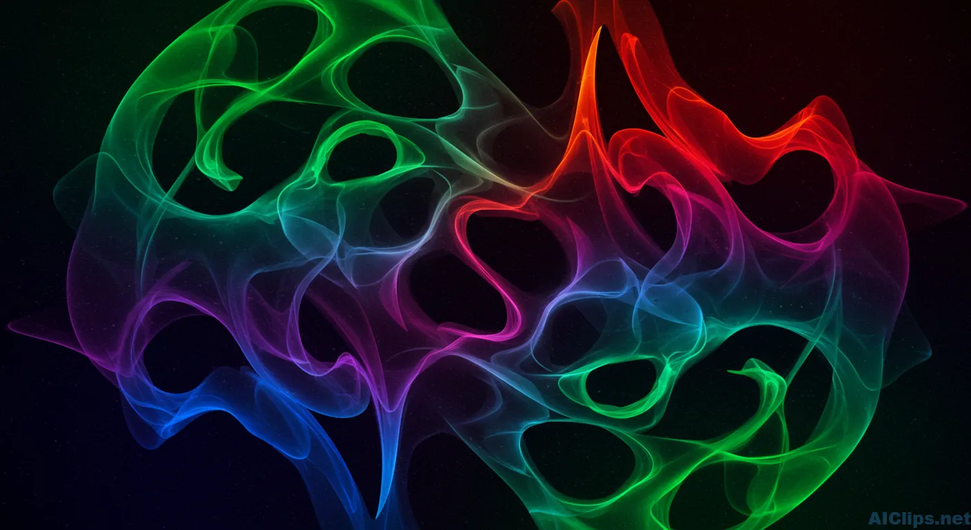 Vivid Abstract Smoke Art for Creative Projects