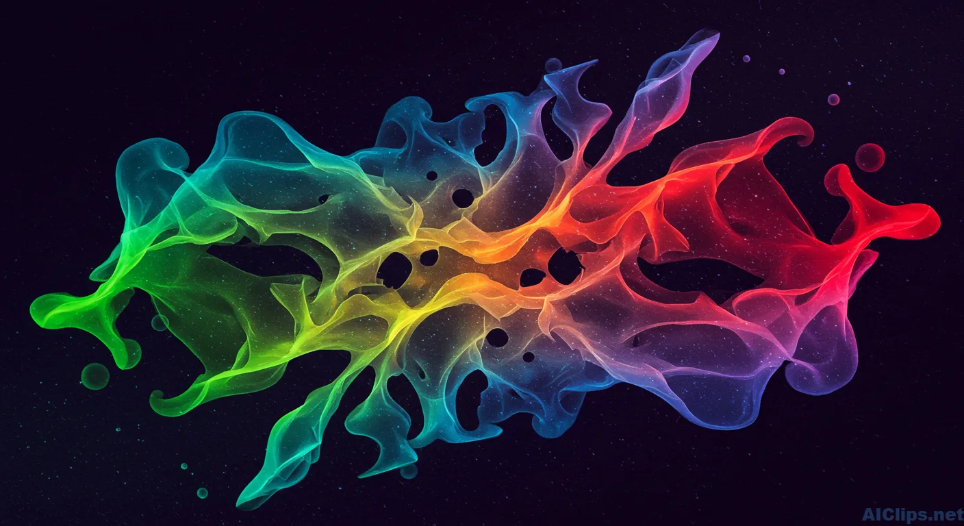 Vibrant Abstract Wave Design for Creative Projects