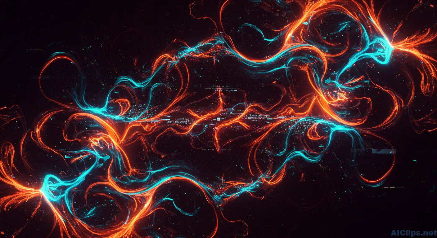 Vibrant Abstract Fluid Dynamics Art for Digital Use