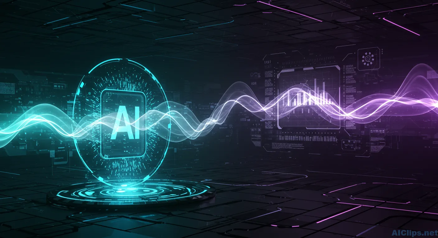 Futuristic AI Technology Concept Visualization