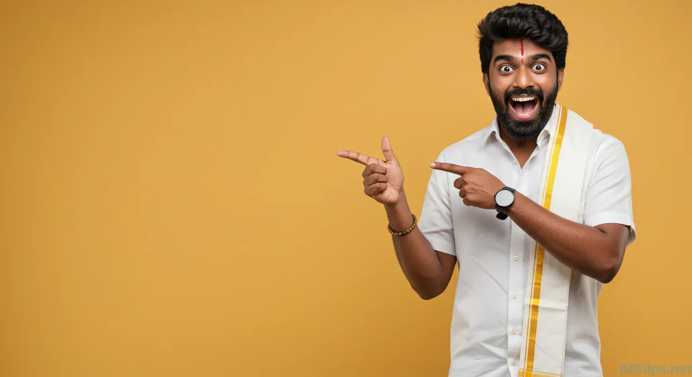 Smiling Man Celebrating Cultural Heritage