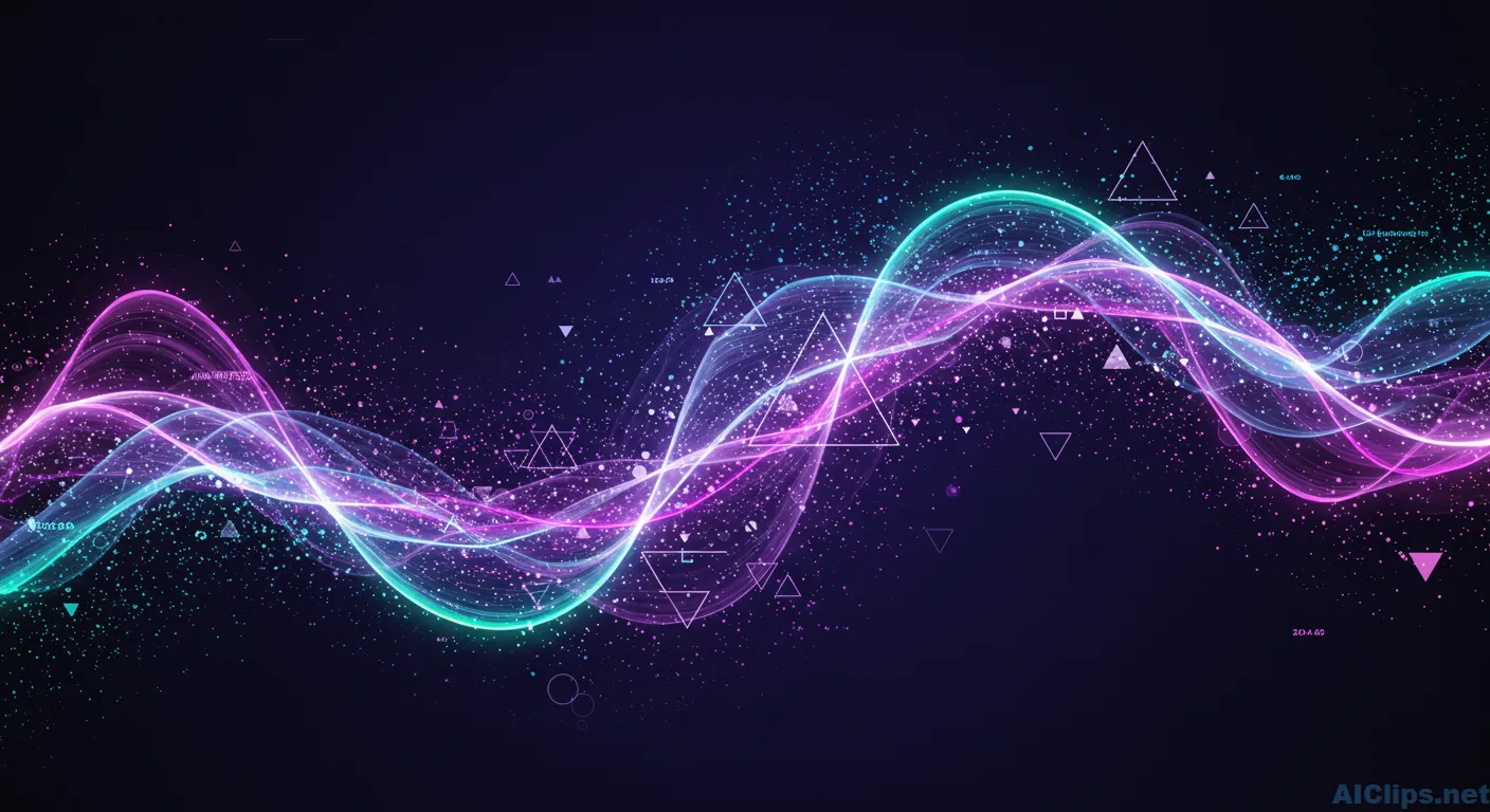 Dynamic Abstract Wave Background for Professional Use