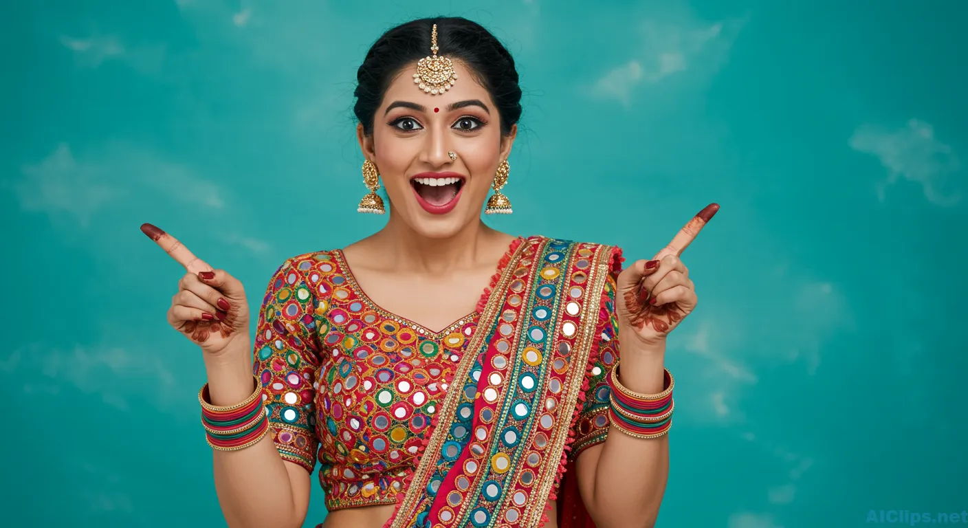 Vibrant Celebration of Elegance in Cultural Fashion