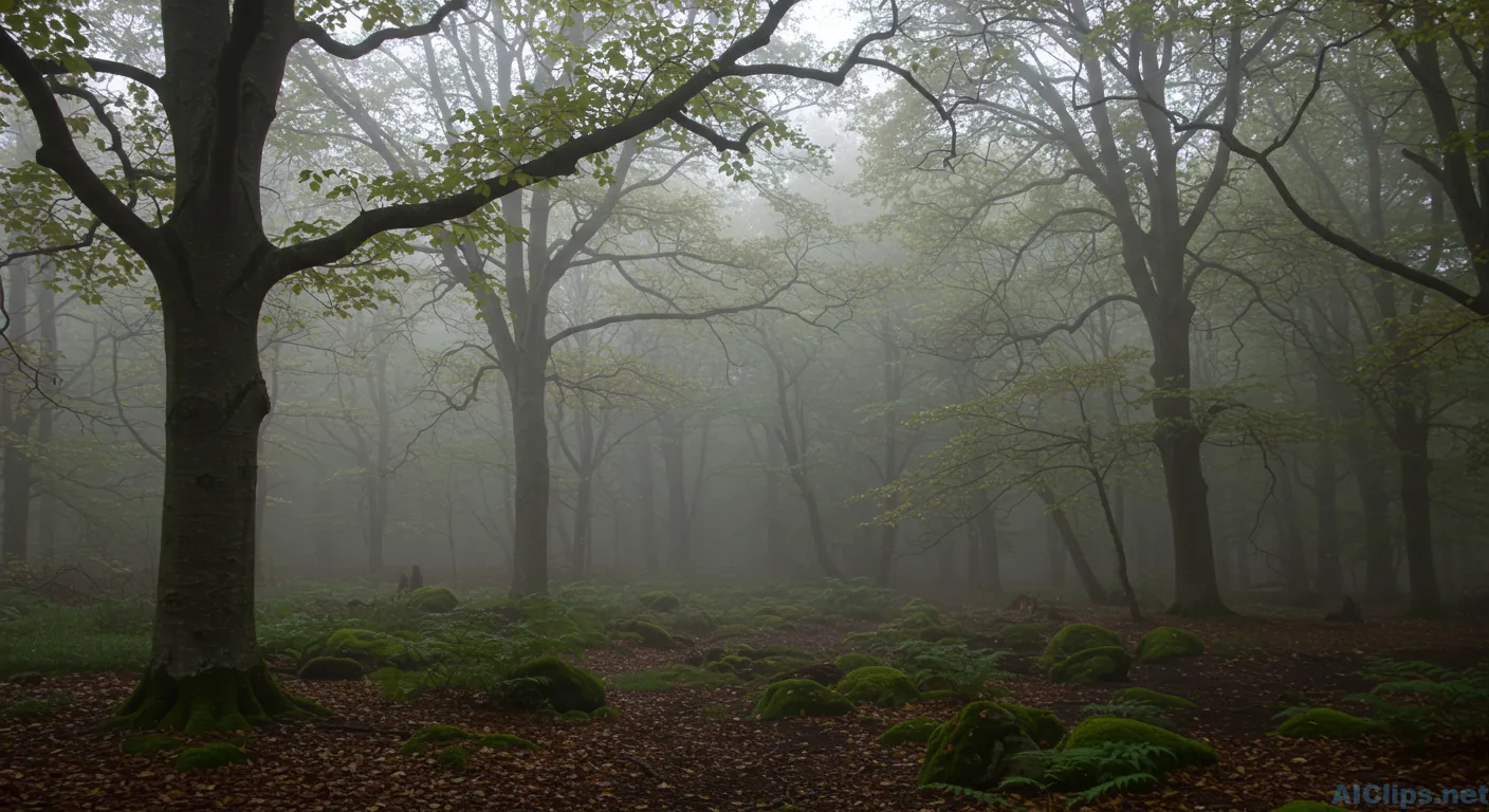 Misty Forest Landscape for Professional Use