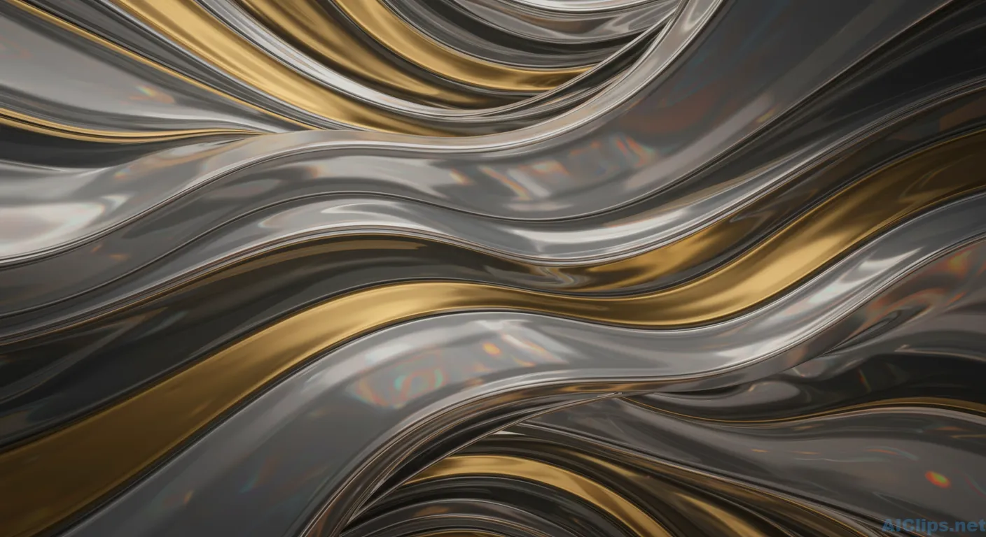Elegant Metallic Waves for Professional Use