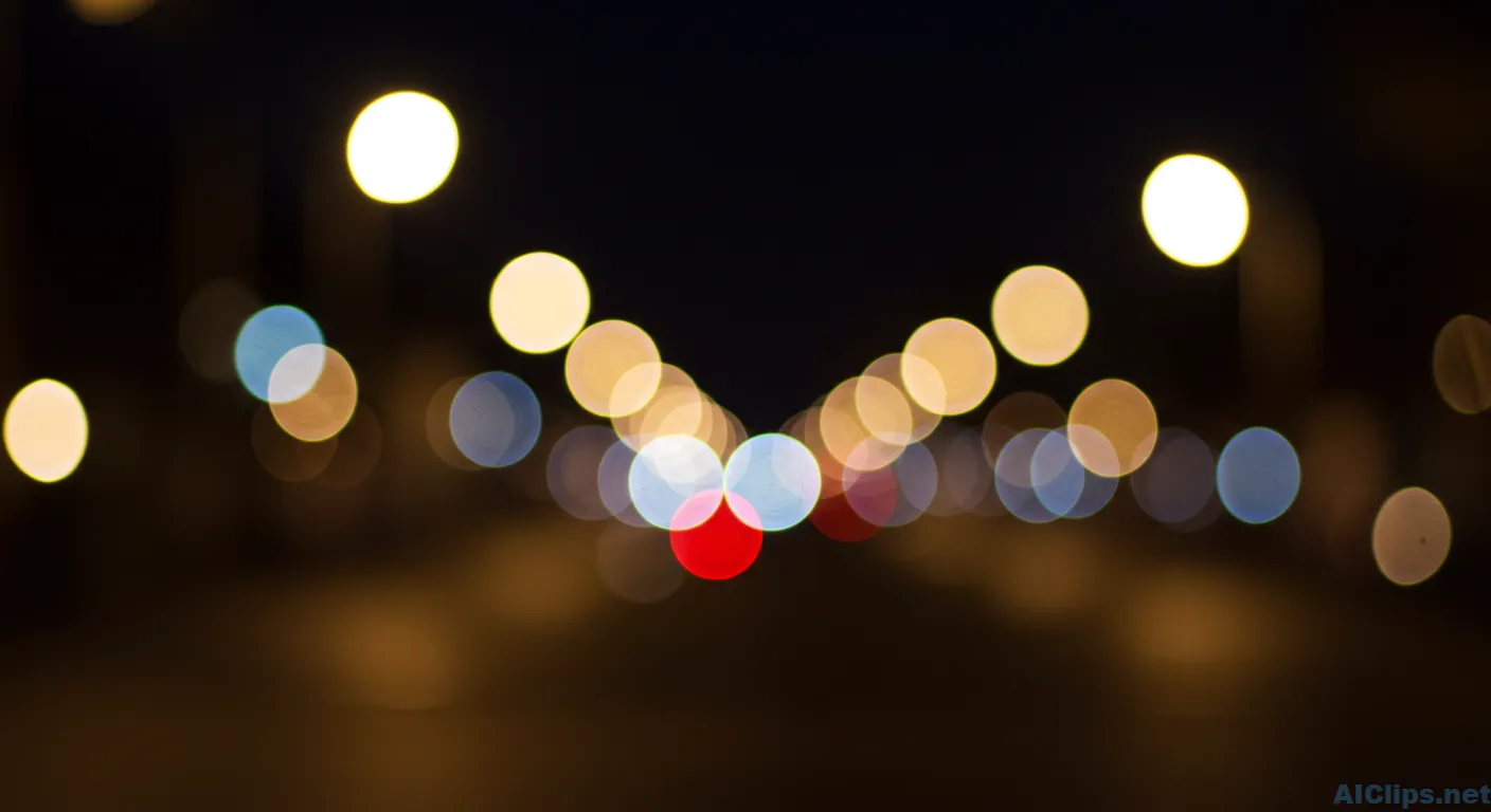 Bokeh City Night Lights for Professional Use