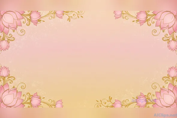 Elegant Lotus Flower Background for Professional Use