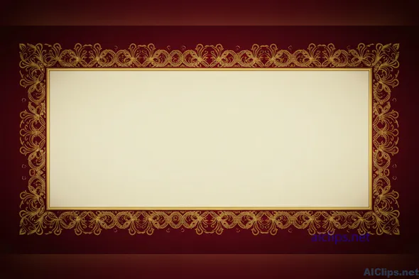 Elegant Decorative Border Background for Invitations