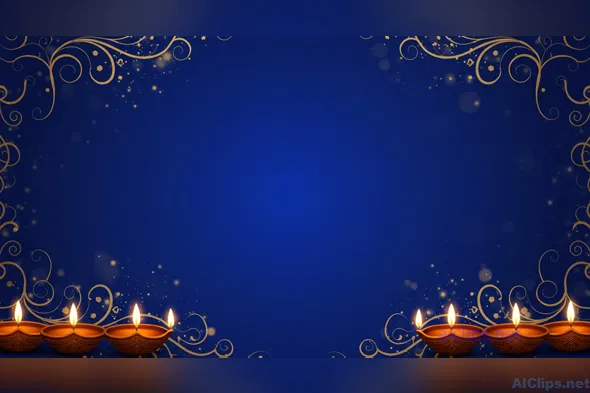 Elegant Diwali Celebration Background Design