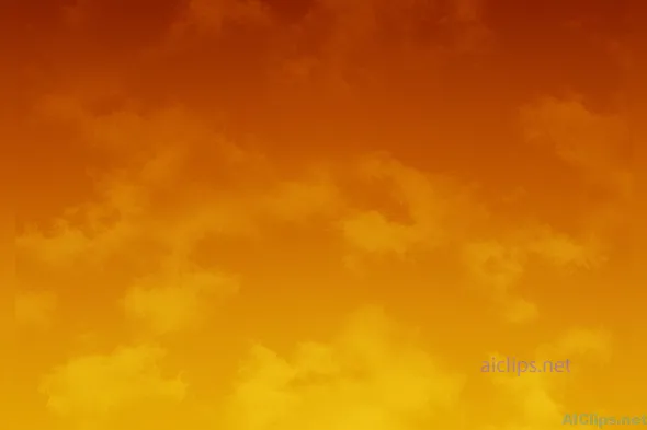 Vibrant Orange Cloud Background for Professional Uses