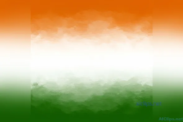 Vibrant Watercolor Background in Tricolor Theme