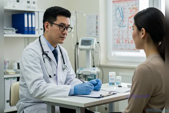 Doctor Consultation in Modern Healthcare Setting