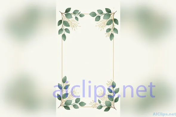 Elegant Floral Frame for Professional Use
