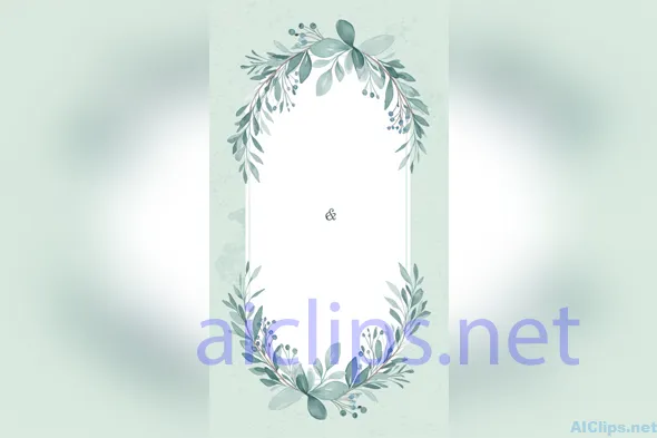Elegant Floral Frame Design for Invitations