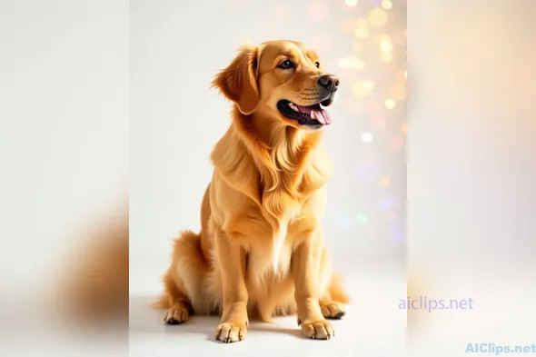 Charming Golden Retriever Portrait for Professionals