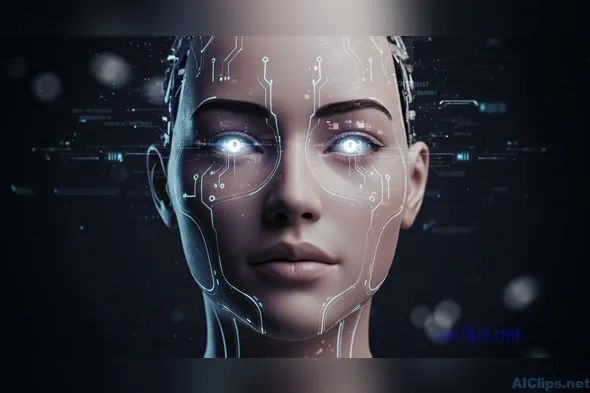 Futuristic AI Avatar with Cybernetic Enhancements