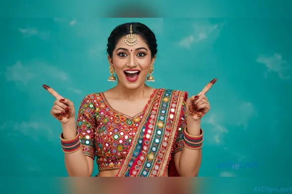 Vibrant Celebration of Elegance in Cultural Fashion