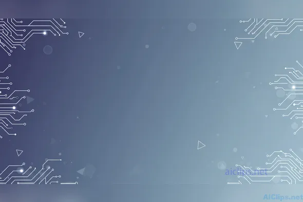 Futuristic Technology Background with Circuit Design