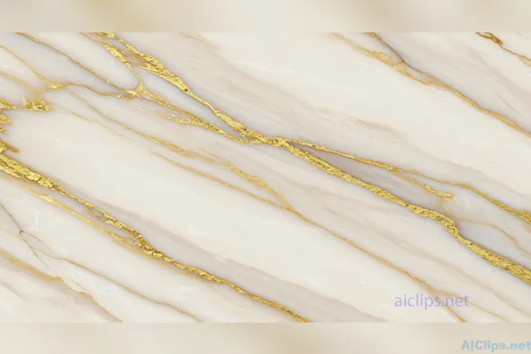 Elegant Marble Texture with Gold Veins for Design