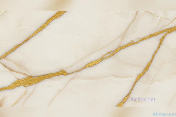 Elegant Marble Texture with Golden Veins Background