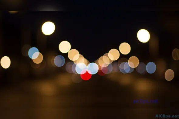 Bokeh City Night Lights for Professional Use