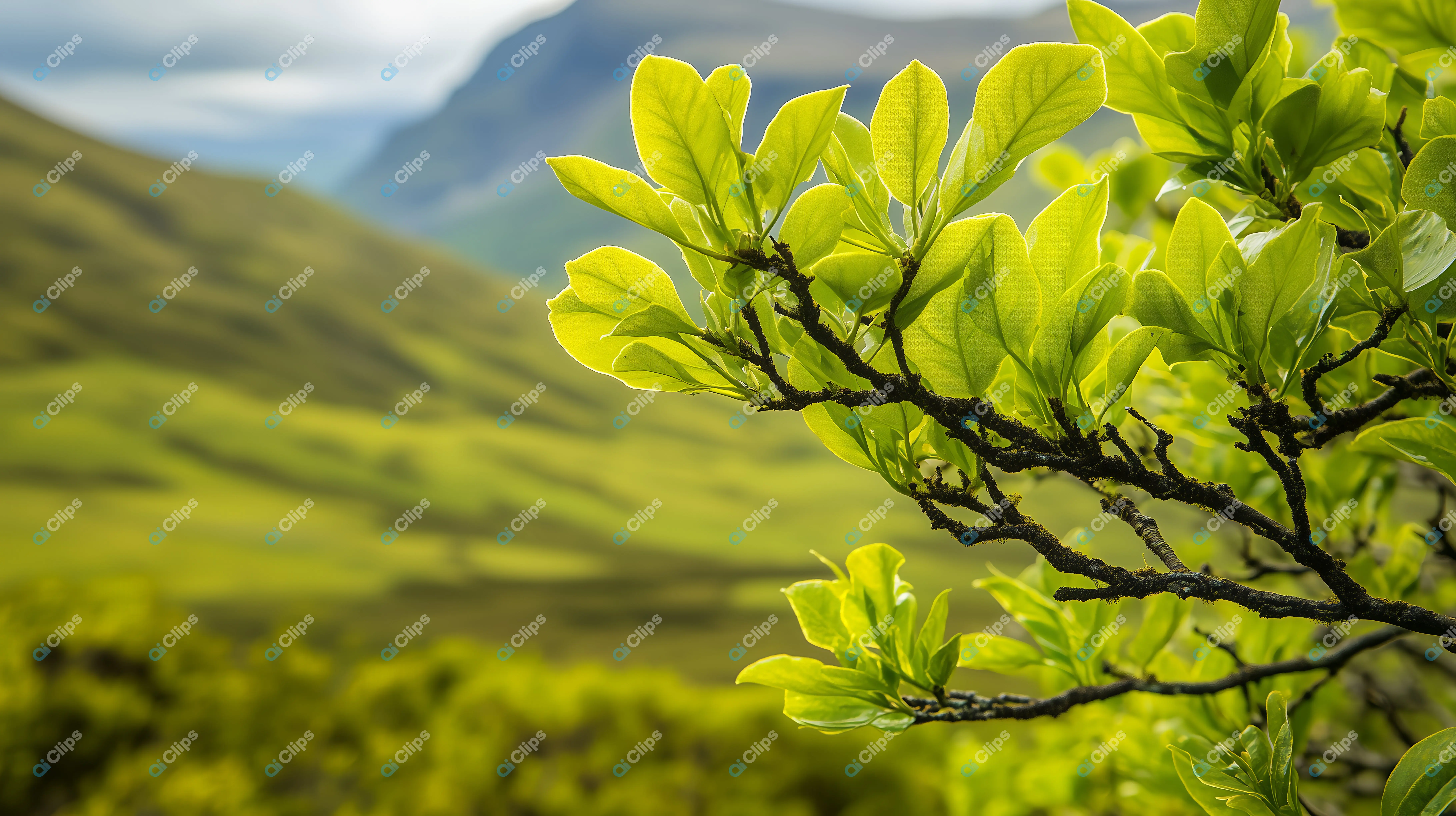 Spring Green Leaves