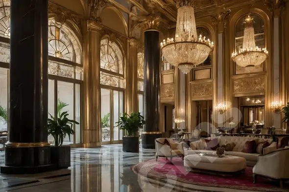 Luxurious Hotel Lobby