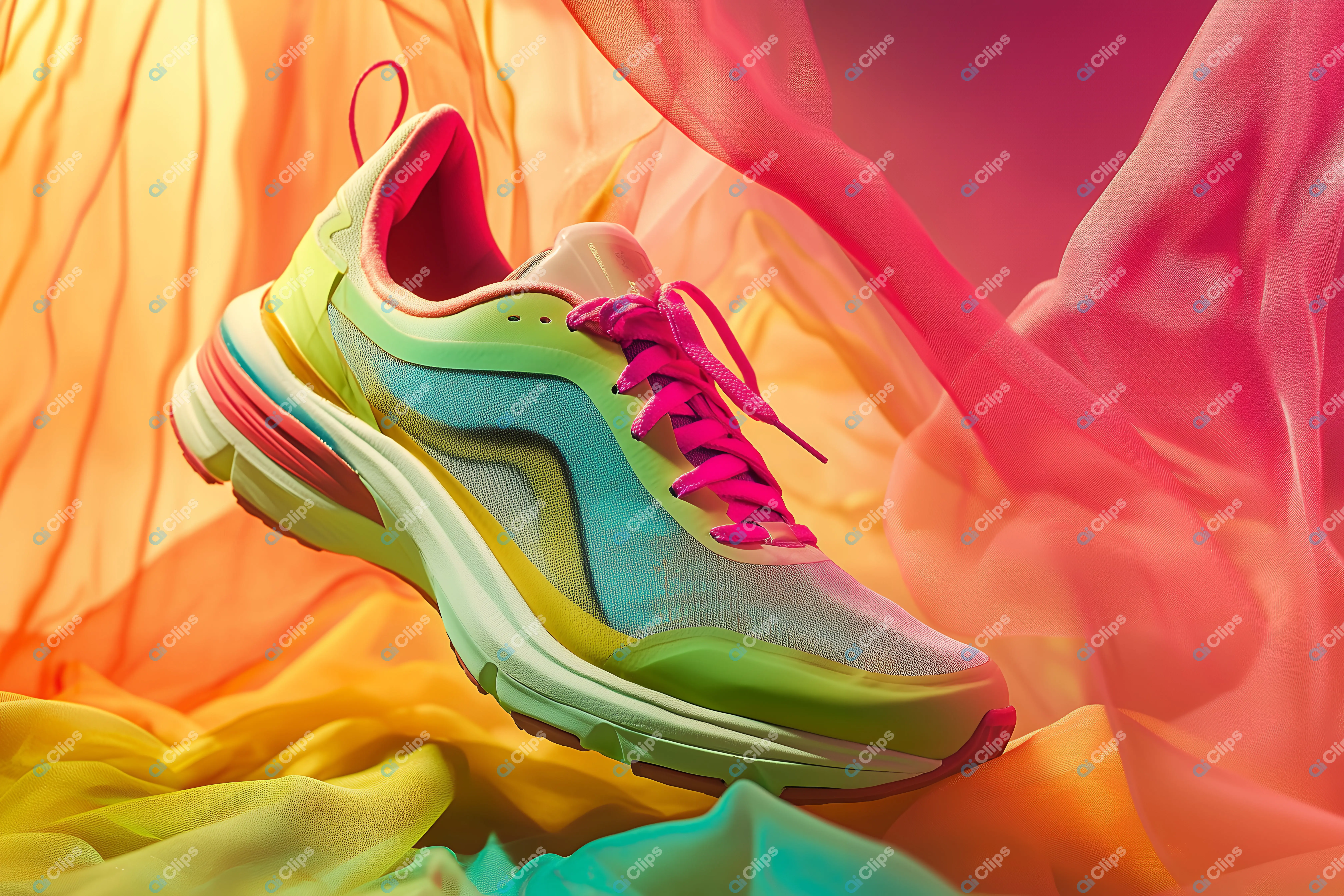 Neon Sport Shoe