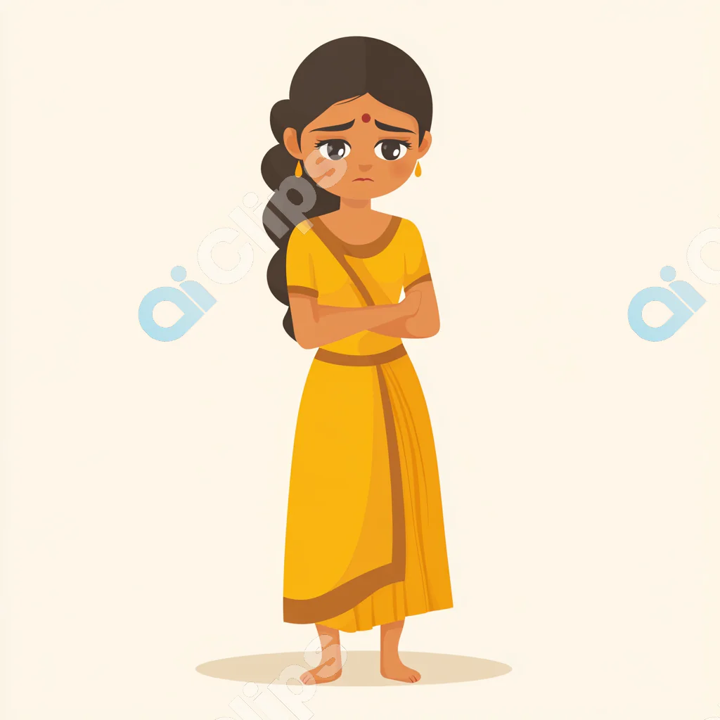 Sad Indian Girl