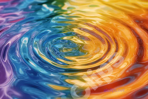 Colorful Ripple Effect