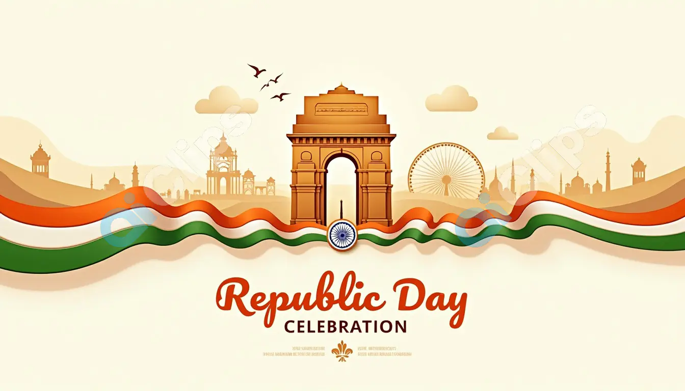 Republic Day Celebration Poster