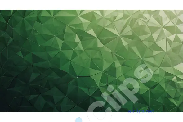 Green Geometric Pattern