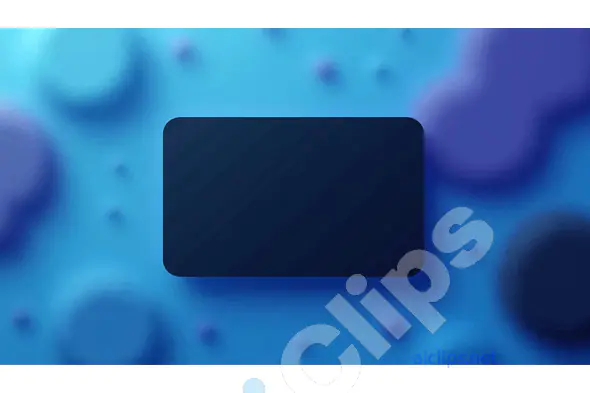 Abstract Blue and Purple Background with Dark Rectangle Element