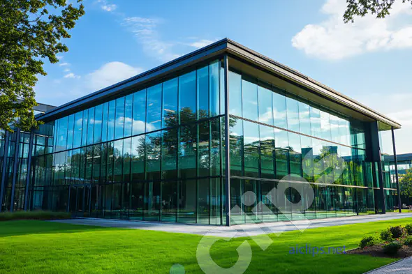 Modern Glass Office Building 1