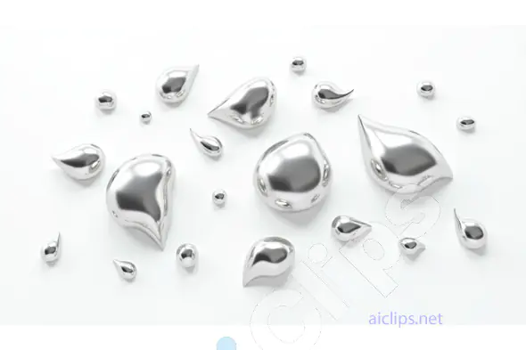 Polished Liquid Metal Droplets