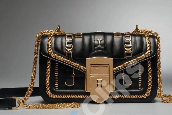 Black and Gold Designer Handbag