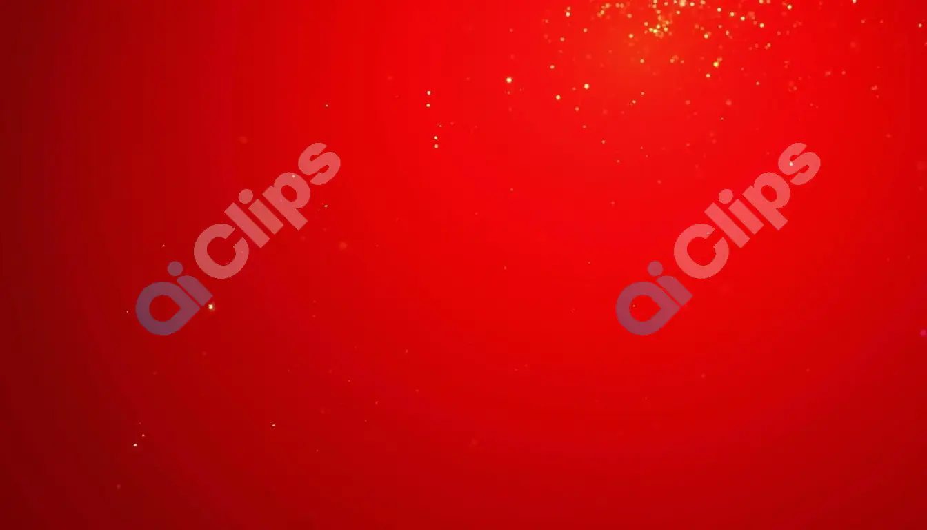 Festive Red Background with Sparkling Lights