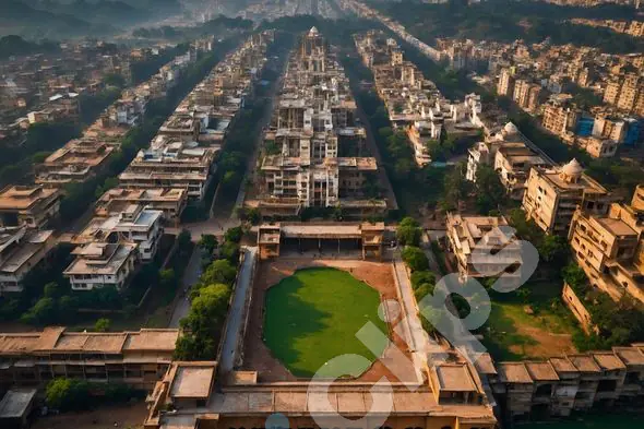 Urban Aerial View