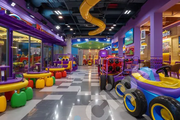 Colorful Indoor Play Area