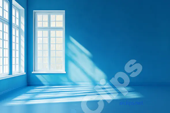 Bright Blue Room