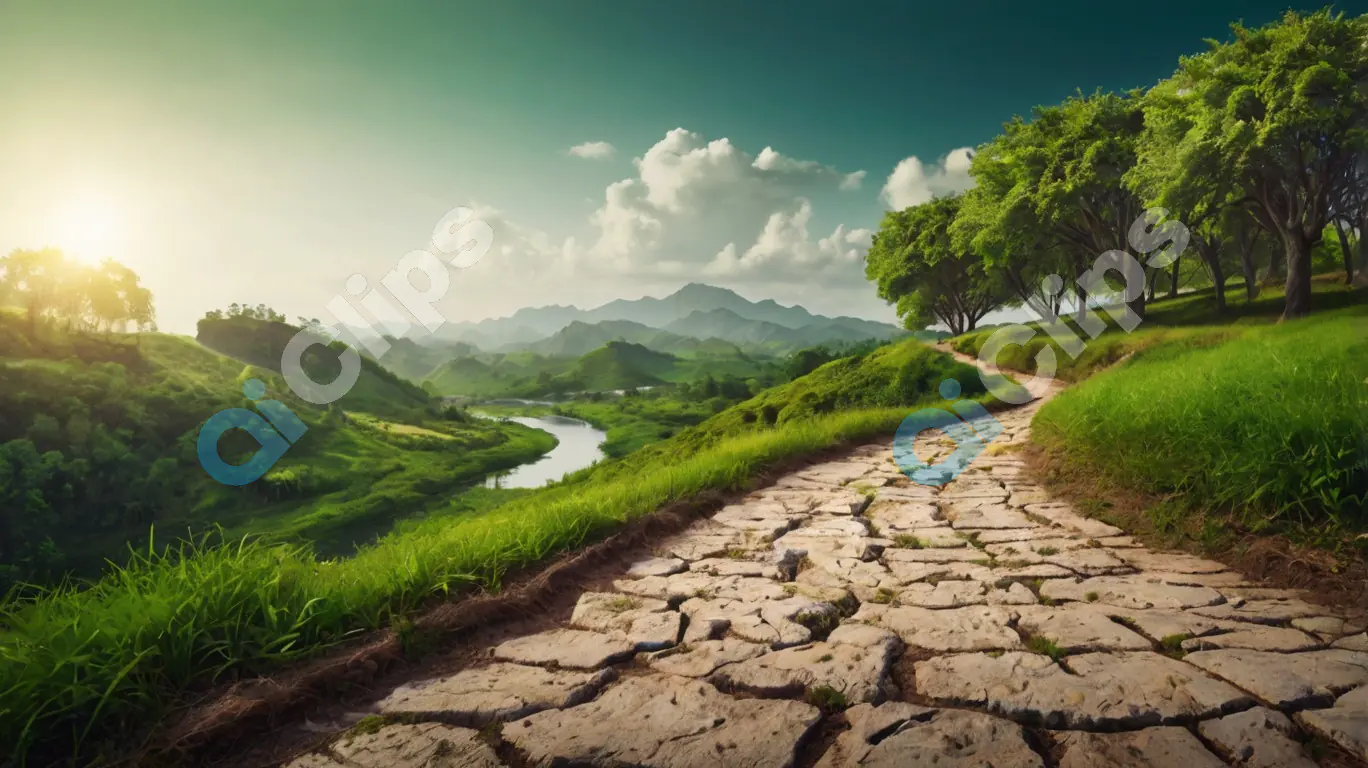 Serene Countryside Path