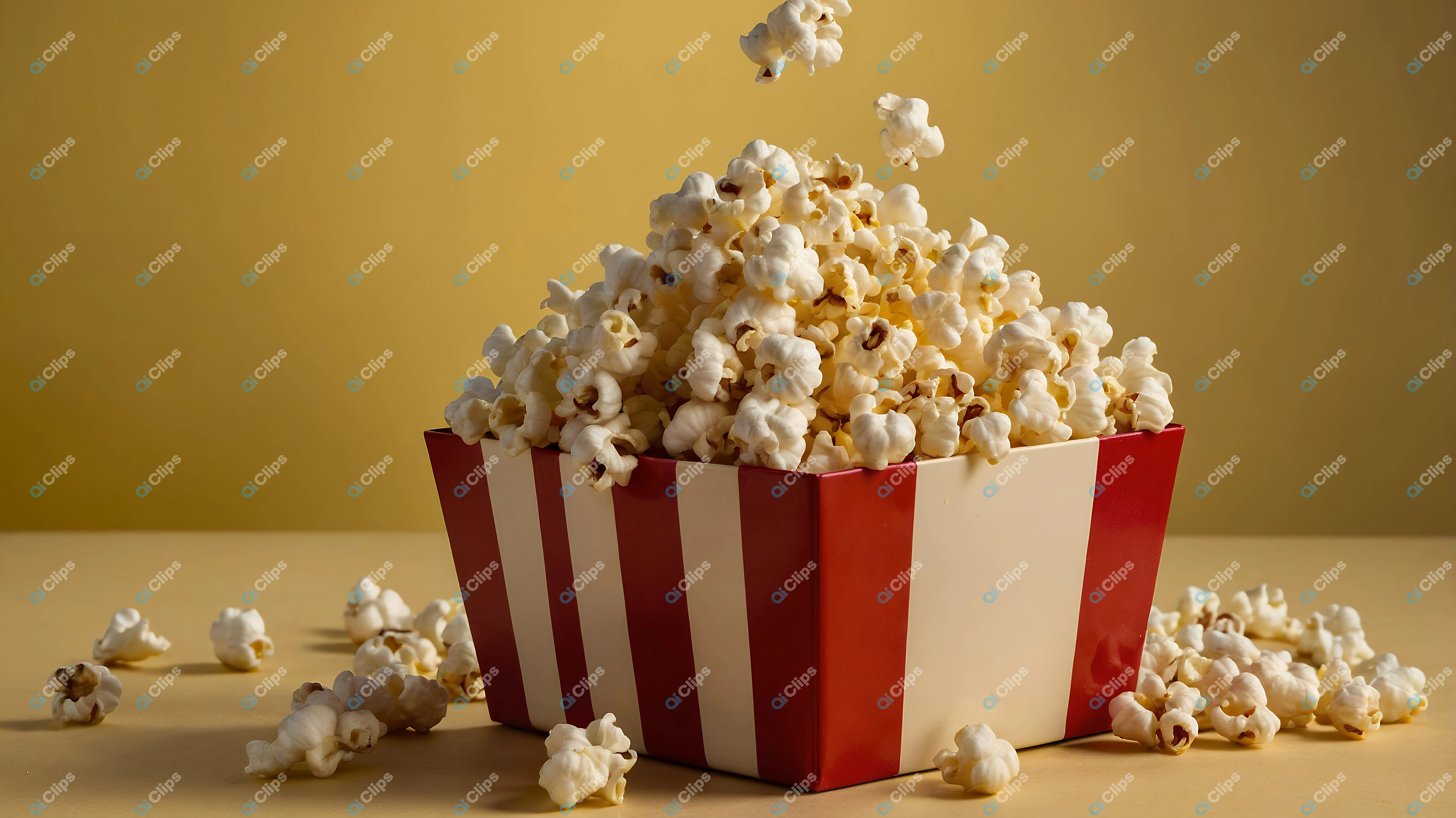 Overflowing Popcorn Box