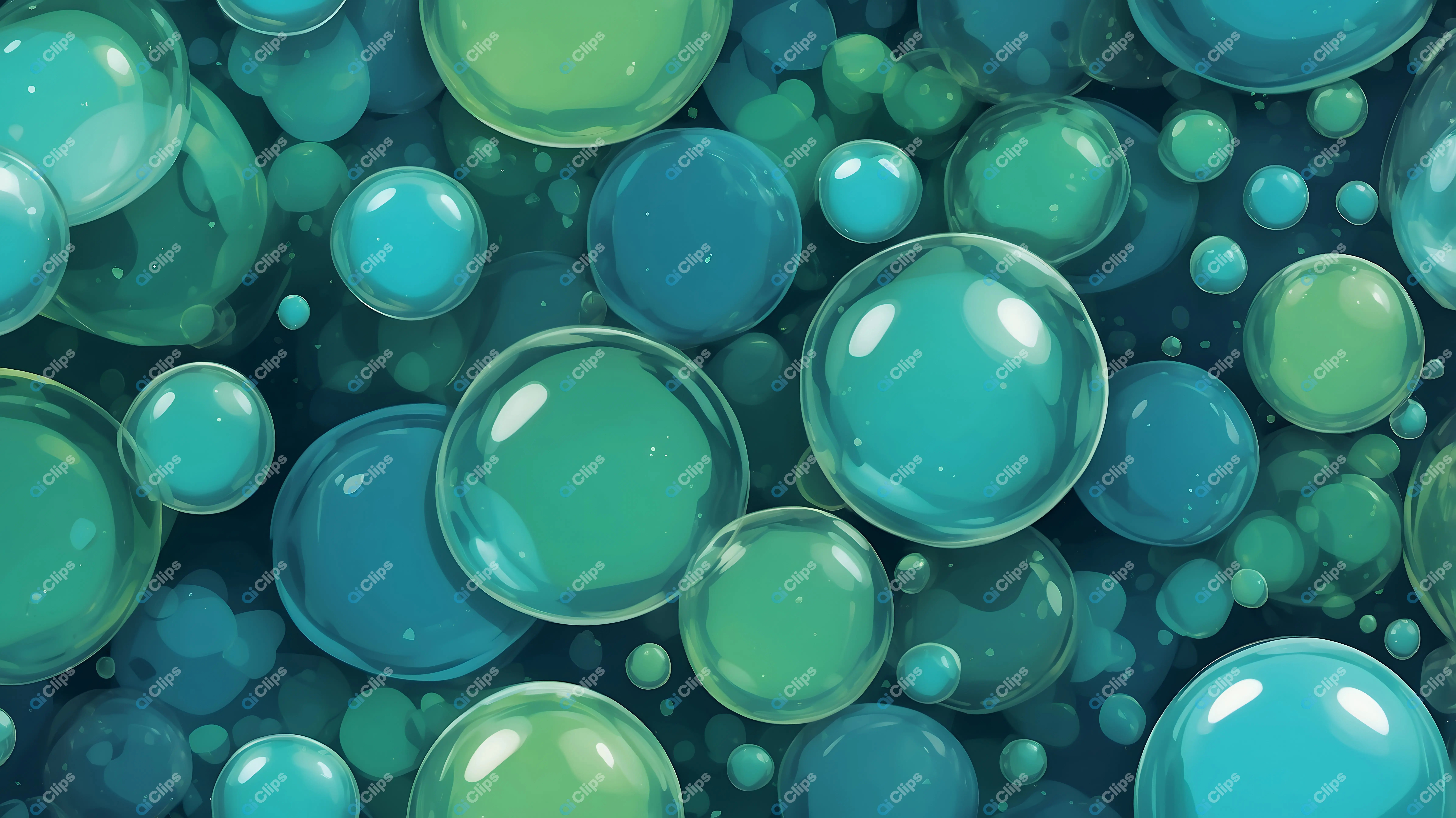 Colorful Bubbles Pattern