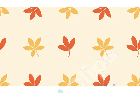 Seamless Autumn Leaf Pattern Background
