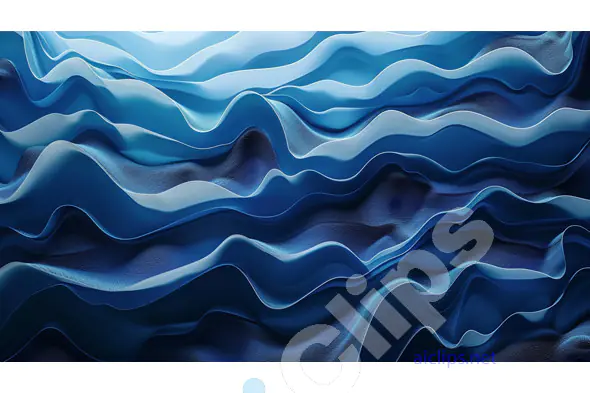 Abstract Blue Waves