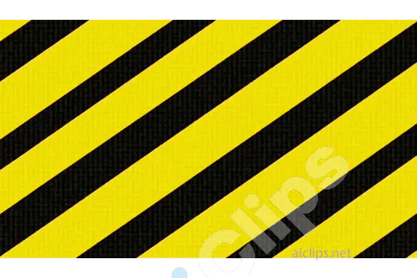 Yellow and Black Diagonal Stripe Safety Background