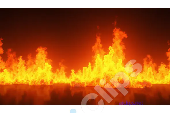 Blazing Inferno Fire Background
