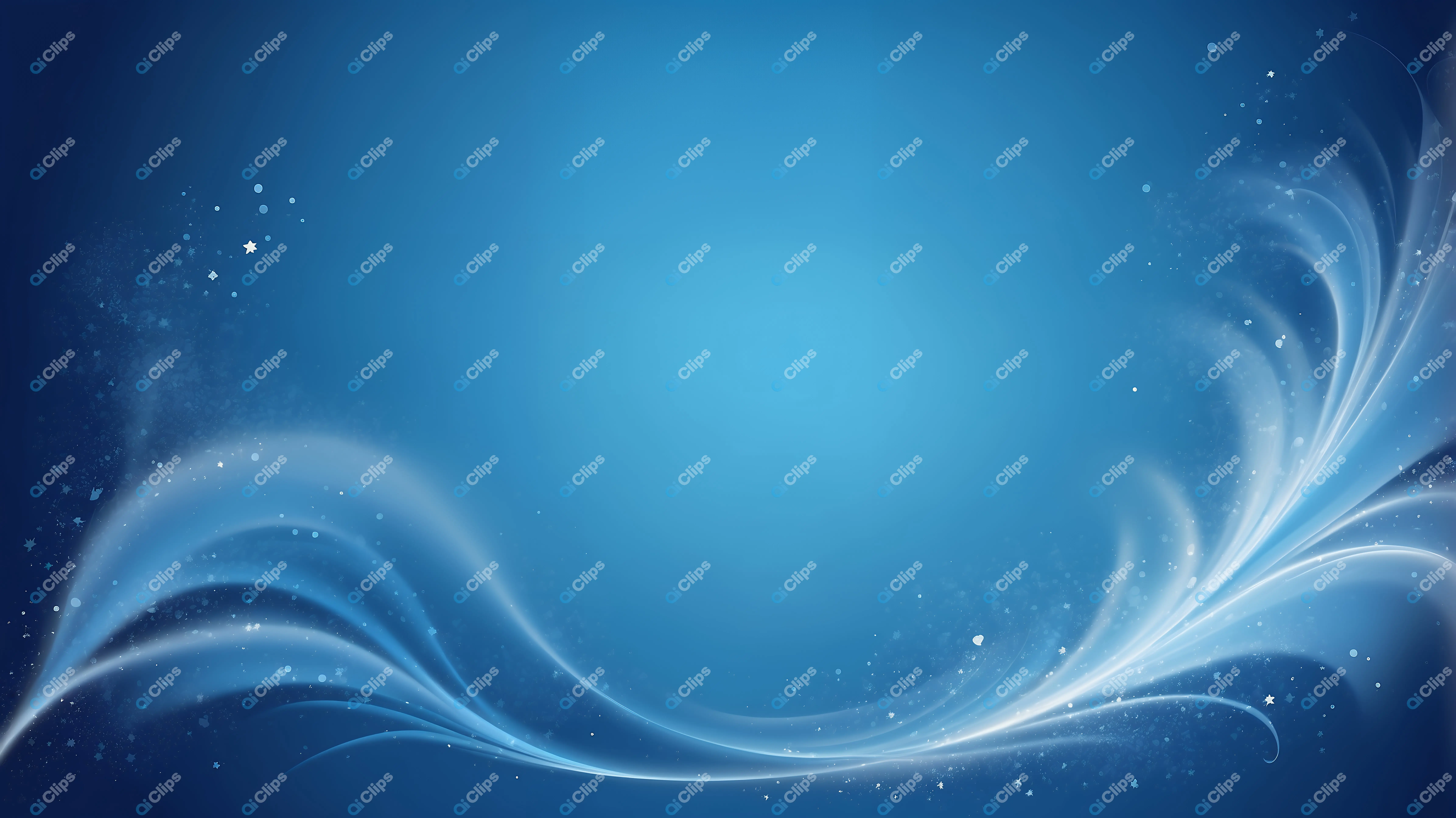 Sparkling Blue Waves