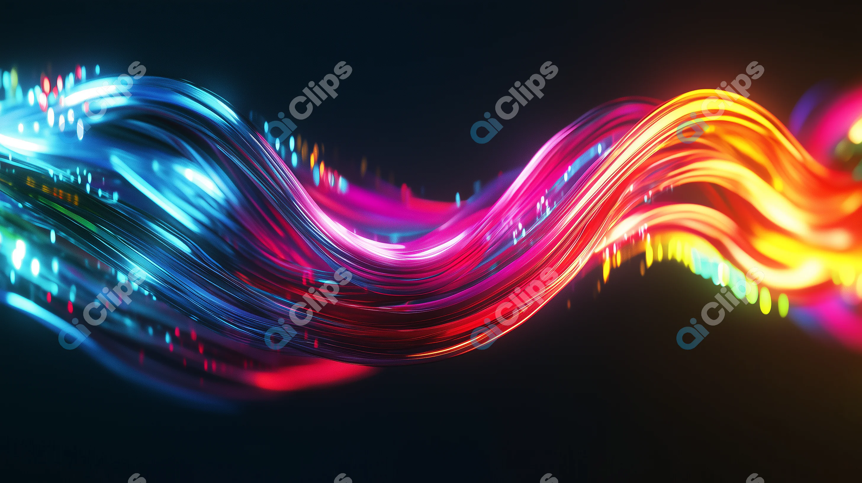 Flowing Neon Lights